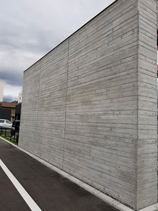 杉板型枠 施工例1